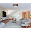 Ver imagem 3 de Luminária Decorativa Madeira Plafon Redondo Guarapari 25cm