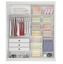 Ver imagem 2 de Guarda Roupa Atenas Ripado 100% Mdf com Espelho D Doro -