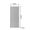 Ver imagem 6 de Porta de Alumínio Lambril 210x80cm Hale Esquadrias Abertura Direita Branco