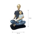 Ver imagem 2 de Estatueta Decorativa Família Pai e Filho Lendo