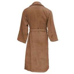 Roupão de Microfibra Flannel Stripe Tamanho M - Andreza Kaki - 2