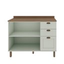 Ver imagem 2 de Balcão Para Cozinha 2 Portas 3 Gavetas Provençais com Tampo Iluminata 