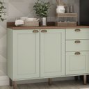 Ver imagem 1 de Balcão Para Cozinha 2 Portas 3 Gavetas Provençais com Tampo Iluminata 