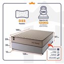 Ver imagem 4 de Cama Box Espuma San Diego Casal 138x188 Bege King House
