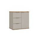 Ver imagem 2 de Gabinete de Banheiro Aqua 56,7cm Estilare Gab4001 Nude/carvalho