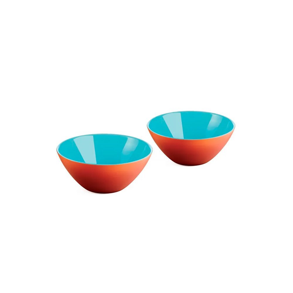 Cj de 2 Bowls 12cm em Acrilico Coral/azul My Fusion - Guzzini