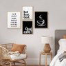 Kit 4 Quadros para Decoração Frases Cantinho do Café Cozinha - 3