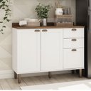 Ver imagem 3 de Balcão para Cozinha 2 Portas 3 Gavetas Provençais com Tampo Iluminata 