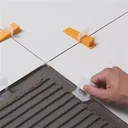 Ver imagem 2 de Espacador Nivel Piso Porcelanato 3,0mm 50 Peças Cinza Cortag