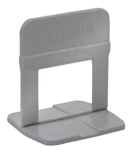 Espacador Nivel Piso Porcelanato 3,0mm 50 Peças Cinza Cortag