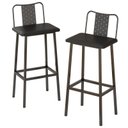 Ver imagem 4 de Kit 2 Banquetas para Cozinha Altas Conjunto 2 Banquetas Altas Aço Industrial