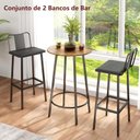 Ver mais imagens de Kit 2 Banquetas para Cozinha Altas Conjunto 2 Banquetas Altas Aço Industrial