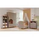 Ver imagem 1 de Conjunto Quarto De Bebê Completo Berço Cômoda Estante Guarda Roupa Bala Goma Espresso Móveis