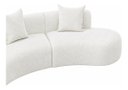 Ver imagem 5 de Sofá Modular Curvo 360cm Orgânico Virginia Bouclé Branco