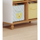 Ver imagem 2 de Conjunto Quarto de Bebê Completo Berço 2 em 1 Cômoda Estante Guarda Roupa Bala de Goma Espresso Móve