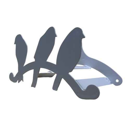 Suporte Mangueira Jardim PÁSSAROS BRANCO ALL STYLE