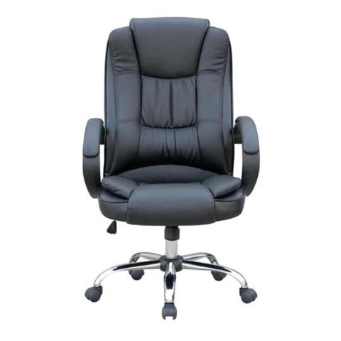 Cadeira de Escritório Giratoria Presidente Master Soft Bulk Preto