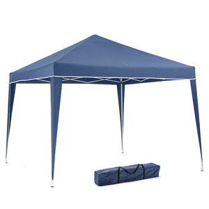 Tenda Articulada Gazebo 3x3m Articulado Alumínio Praia Camping com Bolsa - Azul