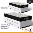 Ver imagem 4 de Cama Box com Colchão de Espuma D45 Ortobom Airtech 150 + Auxiliar de Espuma Unique Solteiro 88cm