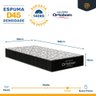 Cama Box com Colchão de Espuma D45 Ortobom Airtech 150 + Auxiliar de Espuma Unique Solteiro 88cm - 8