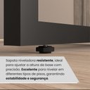 Ver imagem 6 de Mesa para Sala de Jantar Retangular 120x90cm MDF com Vidro Lunna Cinza/Preto Fosco/Off White