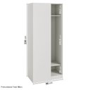 Ver imagem 4 de Guarda Roupa Planejado 100% MDF de Canto Linear Reflecta Orion CabeCasa MadeiraOriginals Bege