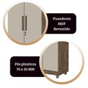 Ver imagem 4 de Multiuso Ouro Cor:canela Off White - Organizador - Mizza Decor