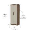 Ver imagem 3 de Multiuso Ouro Cor:canela Off White - Organizador - Mizza Decor