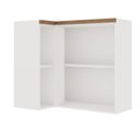 Ver imagem 2 de Armário Aéreo de Canto 1 Porta 100% MDF Iluminata