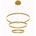 Ver imagem 1 de Pendente 40x60x80cm 226w 3k Aluminio Dourado Bivolt Sindora