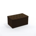 Ver imagem 3 de Kit Cabeceira Estofada Decorativa Antares e Calçadeira Sagitarius 90 Para Cama de Solteiro Sued Marr