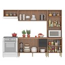 Ver imagem 3 de Cozinha Compacta com Tampo 2 Peças 9 Portas 2 Gavetas Malu 