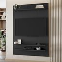 Ver imagem 1 de Painel Home Suspenso Para TV Até 50 Polegadas 3 Prateleiras Sala de Estar Quarto