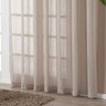 Cortina de Voal Avelã 4,00m x 2,70m - Ideal para Varão Simples de 3 Metros - 3