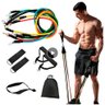 Elastico treino Academia Exercicio Extensor Kit Band Em casa Malhar Costas Peito Biceps Triceps - 1