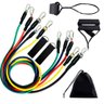 Elastico treino Academia Exercicio Extensor Kit Band Em casa Malhar Costas Peito Biceps Triceps - 2
