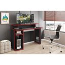 Ver imagem 2 de Mesa Gamer com 1 Porta Revistas Multimóveis CR25236 Preto