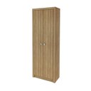 Ver imagem 1 de Armário Multiuso 60cm com 2 Portas e 5 Prateleiras Am Marrom/Amêndoa