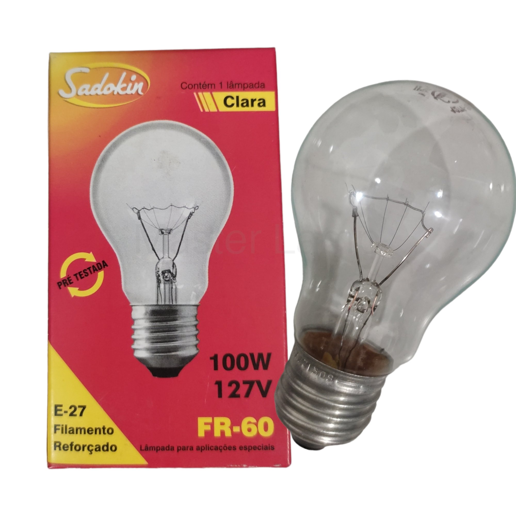 Lâmpada Incandescente Filamento Reforçado E27 100W 127V - 1