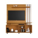 Ver imagem 3 de Estante Home para Tv até 65 Polegadas Serrano Jcm Móveis Cinamomo/off