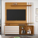 Ver imagem 2 de Estante Home para Tv até 65 Polegadas Serrano Jcm Móveis Cinamomo/off