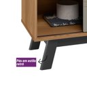 Ver imagem 5 de Rack com Painel para TV de até 60 Polegadas 3 Nichos 2 Portas de Correr Samba Yescasa
