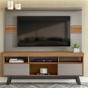 Ver imagem 1 de Rack com Painel para TV de até 60 Polegadas 3 Nichos 2 Portas de Correr Samba Yescasa