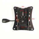 Ver imagem 7 de Frange Universal Frisokar Secretária Diretor Presidente Aço Preta Resistente