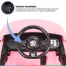 Carro Elétrico Infantil Controle Radio Usb Bluetooth Luz Criança até 30kg 2,8 Km/h Fusca Beetle Dune - 3