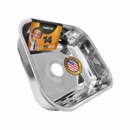 Cuba Aço Inox American Steel N 0 40x34x14 com Válvula - 4