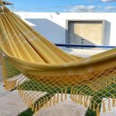 Ver imagem 6 de Rede Grande de Dormir para Casal King 4,70m Várias Cores Cor:amarelo