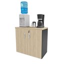 Ver imagem 5 de Conjunto Balcão Atendimento Armário Baixo Recepção Netmobil - Dubai/preto