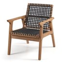 Ver imagem 5 de Conjunto 2 Poltronas Fixa de Madeira e Corda Náutica Traço