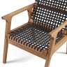 Conjunto 2 Poltronas Fixa de Madeira e Corda Náutica Traço  - 7